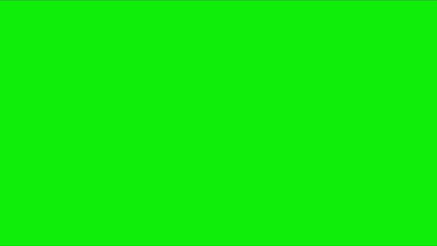 Magnet icon. Animation, green screen background. 