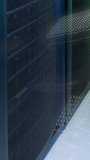 Animation of binary coding data processing against computer server room. Computer interface and business data storage technology concept - Powered by Shutterstock - Get 15% off with code: PIKWIZARD15