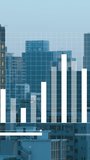 Animation of statistical data processing against aerial view of cityscape. Computer interface and business data technology concept - Powered by Shutterstock - Get 15% off with code: PIKWIZARD15