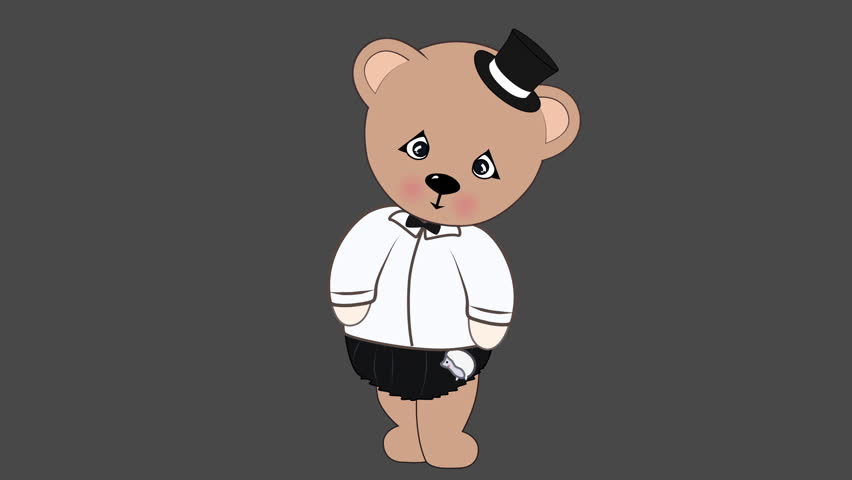 Hand drawn vector illustration cartoon of teddy. Soft fluffy teddy on transparent background. Teddy are  grateful. Cute teddy and vector art for fashion, textiles, t shirt, prints, graphics, posters.