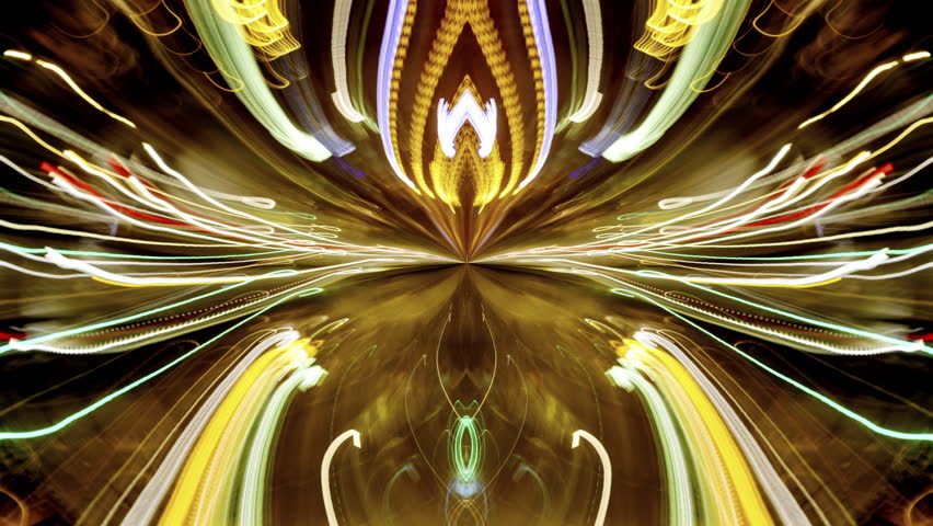 timelapse of traffic light trails made into abstract tiny planet pattern at night - Powered by Shutterstock - Get 15% off with code: PIKWIZARD15