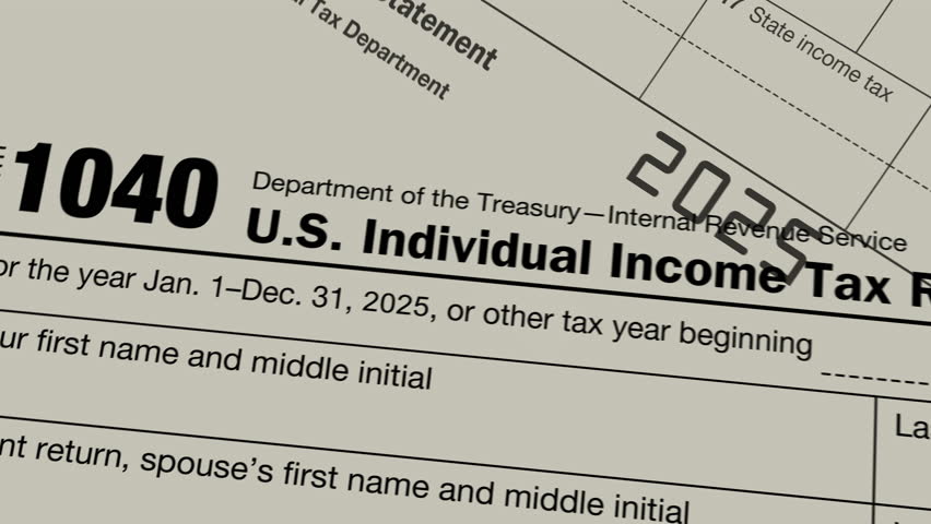 2025 IRS Income Tax Documents Animation