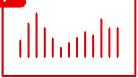 The image shows a neon-style digital illustration. It features a computer monitor outlined with glowing red and blue neon lights. - Powered by Shutterstock - Get 15% off with code: PIKWIZARD15