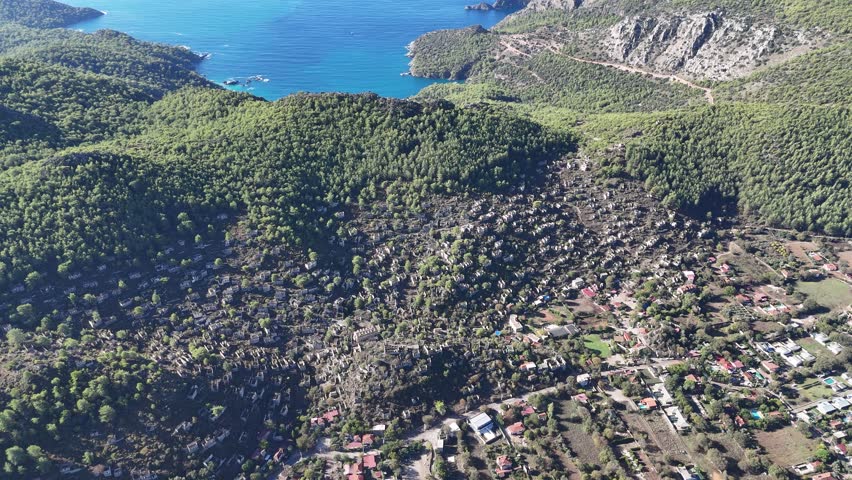 Abandoned Greek Village Kayakoy in Fethiye, Turkey