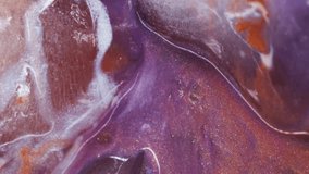 Vertical video. Melting fluid. Ice texture. Blur purple orange blue color shiny ink flowing white water floating on abstract frost acrylic background. - Powered by Shutterstock - Get 15% off with code: PIKWIZARD15