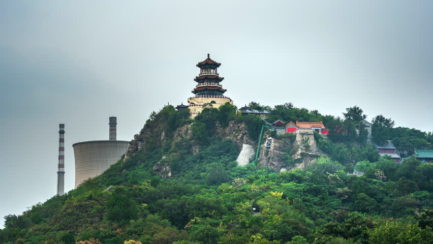 Red Light Mountain Gongbei Pavilion, Shijingshan, Beijing, China