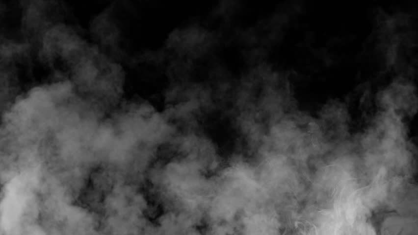 Realistic dense white smoke or fog fills entire screen. Use as overlay for atmospheric, moody, or mysterious scenes, or as transition