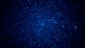 Cybersecurity Shield with Lock Icon on Futuristic Blue Digital Network Background. Animation 4K. 3D Rendering - Powered by Shutterstock - Get 15% off with code: PIKWIZARD15