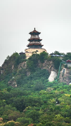 Red Light Mountain Gongbei Pavilion, Shijingshan, Beijing, China