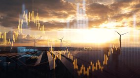 Increase in electricity prices on the world market. Green energy in full development.Investment finance chart,stock market business and exchange financial growth graph.	
 - Powered by Shutterstock - Get 15% off with code: PIKWIZARD15