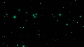 Abstract Emerald Dust in Black Space Loop. - Powered by Shutterstock - Get 15% off with code: PIKWIZARD15