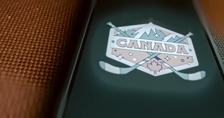 Canada Ice Hockey sign, presentation