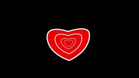 Red Heart Animation – Minimal Love Symbol Motion on Black Background - Powered by Shutterstock - Get 15% off with code: PIKWIZARD15