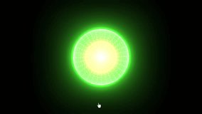 Glowing Neon Green Wireframe Sphere Energy Core with Orbiting Particles - Powered by Shutterstock - Get 15% off with code: PIKWIZARD15