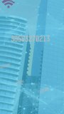 Animation of skyscrapers with wifi symbols and a network of connections. digital interface global connections concept digitally generated video. - Powered by Shutterstock - Get 15% off with code: PIKWIZARD15