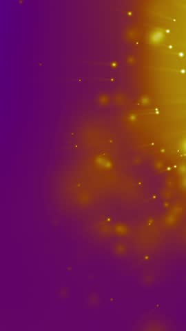 Animation of confetti falling over glowing lights on purple background. celebration, fun and entertainment concept digitally generated video.