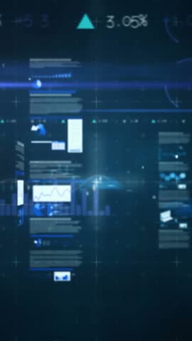 Animation of numbers changing over statistics. global social media, connections, digital interface, technology and networking concept digitally generated video.