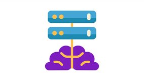 Artificial intelligence brain accessing data on computer servers, conveying concepts of data processing and machine learning. - Powered by Shutterstock - Get 15% off with code: PIKWIZARD15