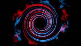 Dynamic abstract neon vortex spiral animation, glowing red and blue light tunnel motion background, futuristic energy swirl loop for sci-fi visuals, digital design, and video effects
 - Powered by Shutterstock - Get 15% off with code: PIKWIZARD15