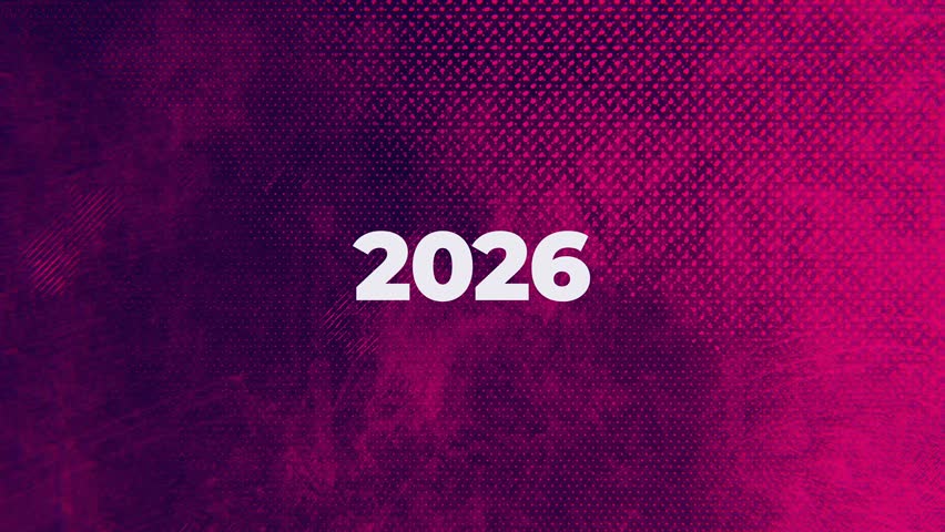 Happy New Year 2026 Paper Tear Animation. 2026 New Year Animation. 2026 Reveal Animation 