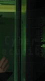 Animation of binary coding data processing with asian male it technician by computer servers. Global computing, digital interface and data processing concept digitally generated video. - Powered by Shutterstock - Get 15% off with code: PIKWIZARD15