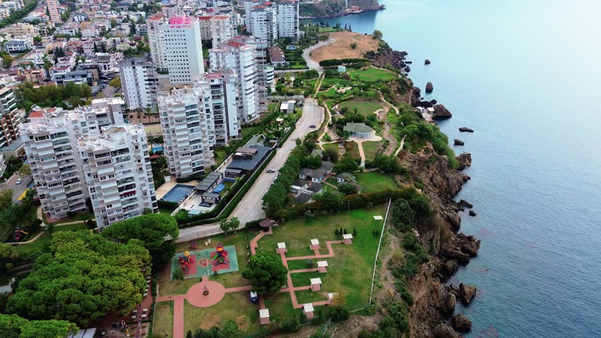 Antalya city center, Antalya and Mediterranean views