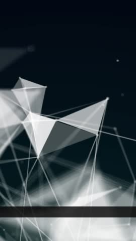 Animation of network of connections over data processing on black background. Global science, computing and digital interface concept digitally generated video.