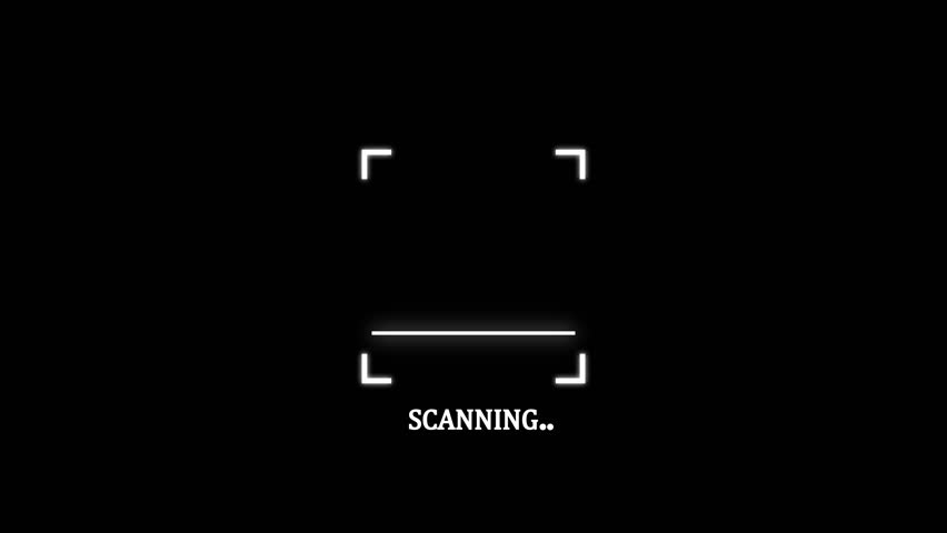 scanning animation on a black background showing a futuristic scan process using scanner interface tech - Powered by Shutterstock - Get 15% off with code: PIKWIZARD15