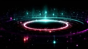 Dynamic neon light trails swirl and pulse in a mesmerizing cosmic vortex, radiating vibrant energy and futuristic allure for abstract technology and entertainment backgrounds. - Powered by Shutterstock - Get 15% off with code: PIKWIZARD15