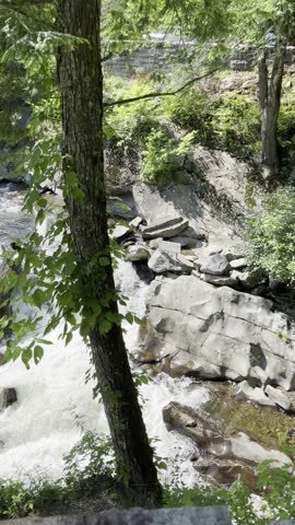 Meigs Creek Cascade, Great Smoky Mountains National Park, Tennessee waterfall, Smoky Mountains, Meigs Creek Trail, cascade, forest waterfall, mountain stream, Appalachian Mountains, flowing water, lon