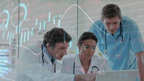 Senior doctor pointing screen, physician typing data, clinician highlighting chart for consensus. Medical team, collaboration, research, clinical, healthcare, modern, professional - Powered by Shutterstock - Get 15% off with code: PIKWIZARD15
