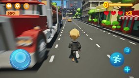 Player having fun in mobile phone app running video game. Playing mobile app using touchscreen controls. Player collects coins a mobile app level. Victory. High score. Animation - Powered by Shutterstock - Get 15% off with code: PIKWIZARD15