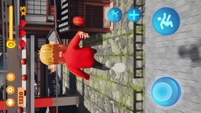 Vertical video of new arcade runner smartphone video game. Vertical video of boy character collecting coins in a smartphone game. Vertical video of a player completing smartphone game mission. - Powered by Shutterstock - Get 15% off with code: PIKWIZARD15