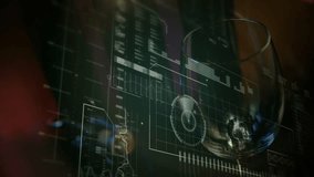 Screen showing chart pulsing into rotating globe, map fading, glass reflecting streaming data. Futuristic, data visualization, holographic, digital interface, technology, abstract, innovation - Powered by Shutterstock - Get 15% off with code: PIKWIZARD15