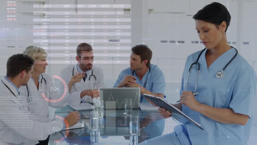 Medical team inputting laptop data and generating transparent charts with world map for analysis. Healthcare, collaboration, analytics, professionalism, technology, innovation, teamwork - Powered by Shutterstock - Get 15% off with code: PIKWIZARD15
