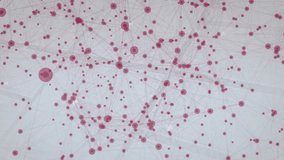 Camera pulling back revealing red node network floating over grid with vortex drawing data flow. Futuristic, technology, connectivity, abstract, digital, innovation, cyber - Powered by Shutterstock - Get 15% off with code: PIKWIZARD15