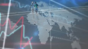 Camera pulling back showing beach as siblings running with neon graphs evolving into analytics bars. Children, data visualization, digital landscape, futuristic, outdoor, playful, tech-inspired - Powered by Shutterstock - Get 15% off with code: PIKWIZARD15