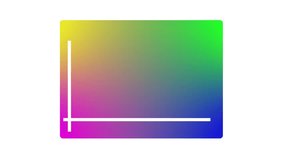 Abstract infographic animation featuring colorful bar chart for technology presentations. Animated bar graph chart growth success progress data statistics rainbow gradient background. - Powered by Shutterstock - Get 15% off with code: PIKWIZARD15