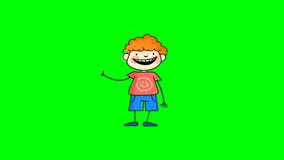 3D doodle boy giving thumbs up gesture on green screen background, perfect for business presentations, social media marketing, and digital projects.
 - Powered by Shutterstock - Get 15% off with code: PIKWIZARD15