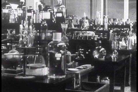 1940s - Many products are produced in wartime at the Kimberly-Clark plant in 1945
