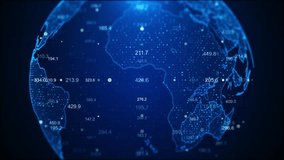 Abstract world technology blue dots modern web 3.0 access to information services control blockchain background. Global communication network. Digital transformation. global wireframe polygonal lines
 - Powered by Shutterstock - Get 15% off with code: PIKWIZARD15