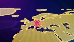 International Business Network Visualization – Global Technology Concept of Communication and Real-Time Data Transfer. - Powered by Shutterstock - Get 15% off with code: PIKWIZARD15