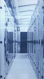 Animation of scientific data processing over server room. global science, technology and digital interface concept digitally generated video. - Powered by Shutterstock - Get 15% off with code: PIKWIZARD15