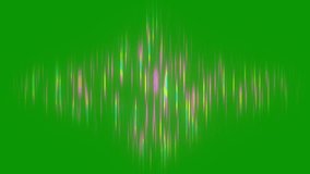 Vibrant Audio Waveform Animation | Abstract Color Sound Spectrum Effect on Green Screen Background - Powered by Shutterstock - Get 15% off with code: PIKWIZARD15