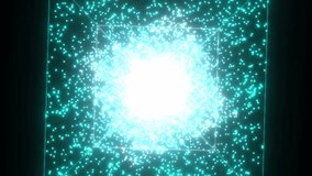 Abstract 3D Wireframe Cube with Pulsating Data Core. A Futuristic Visualization of a Quantum Computer or Network Hub. - Powered by Shutterstock - Get 15% off with code: PIKWIZARD15