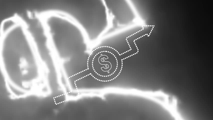 Money Profit concepts cash up arrow and neon dollar stocks graph market. Loading small circle balls up arrow stocks graph with black background
 - Powered by Shutterstock - Get 15% off with code: PIKWIZARD15