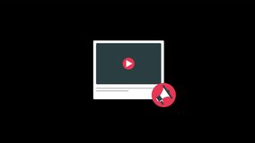 Video Player with Megaphone. Video Content Marketing Concept Animation Video - Transparent - Powered by Shutterstock - Get 15% off with code: PIKWIZARD15
