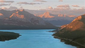 Slow panning aerial video of Abraham Lake and Icefields Parkway, Alberta - Powered by Shutterstock - Get 15% off with code: PIKWIZARD15