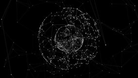 Countdown appearing triggers timer counting rotating rings pulsing globe revealing network sphere. Futuristic, digital, tech, animation, interface, network, cyberspace - Powered by Shutterstock - Get 15% off with code: PIKWIZARD15