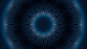 Digital Neon Grid Lines Kaleidoscope Abstract Blue Dots Mandala Loop - Powered by Shutterstock - Get 15% off with code: PIKWIZARD15